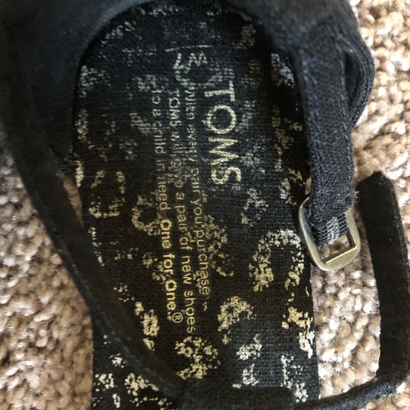 Toms tstrap black leopard sandals - Picture 3 of 5